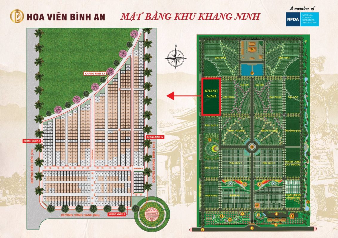 mộ đơn khu khang ninh