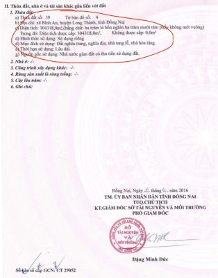 pháp lý đất nghĩa trang