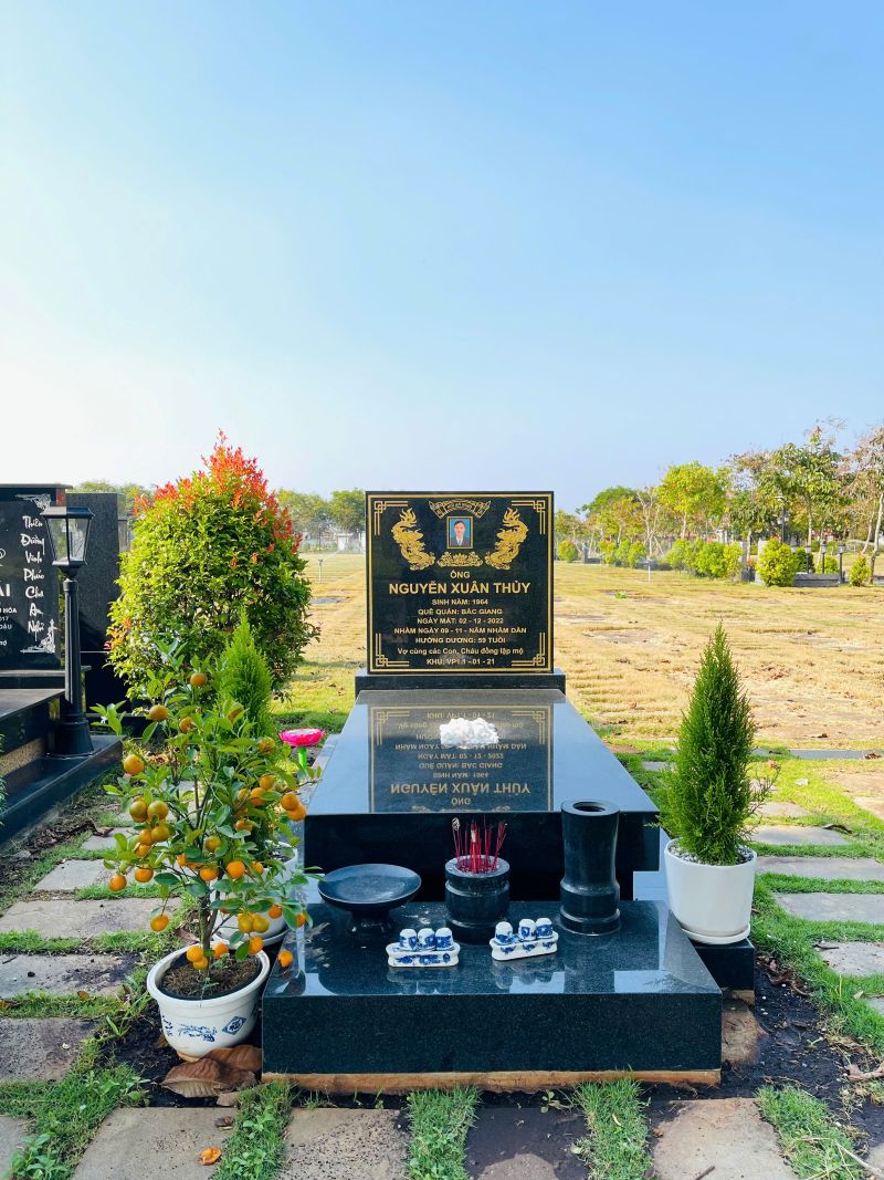 hướng đặt mộ tốt