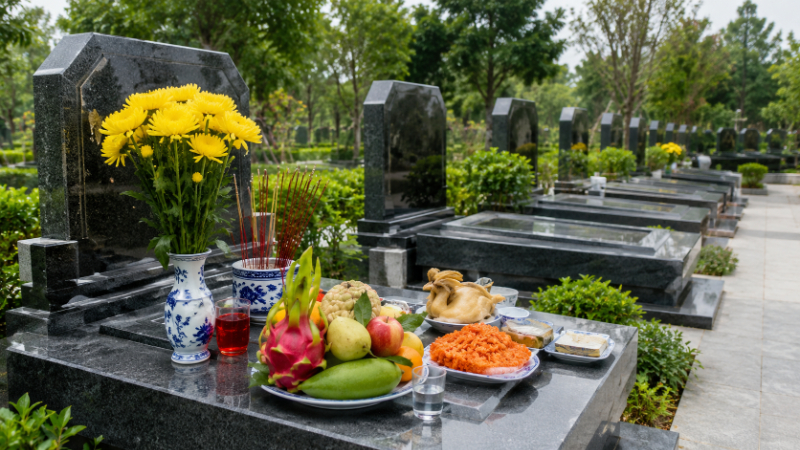 Dịch vụ mâm cúng nghĩa trang