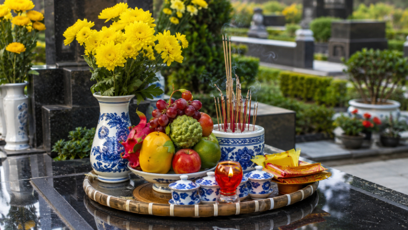 Dịch vụ mâm cúng nghĩa trang