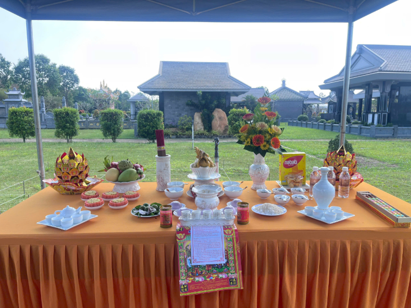 Dịch vụ cúng thất tại nghĩa trang